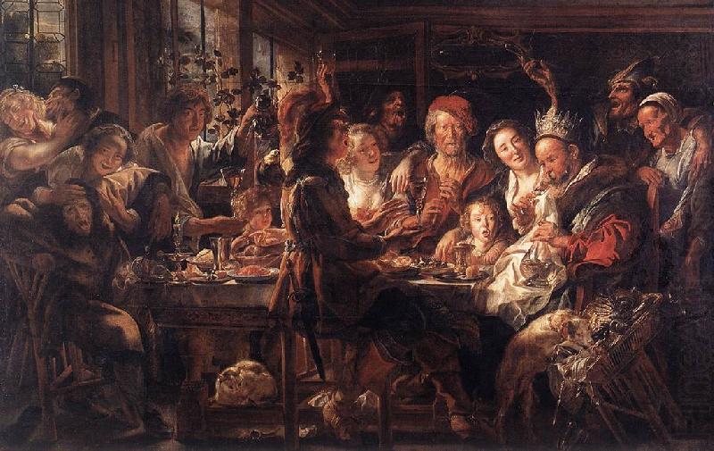 The Bean King f, JORDAENS, Jacob